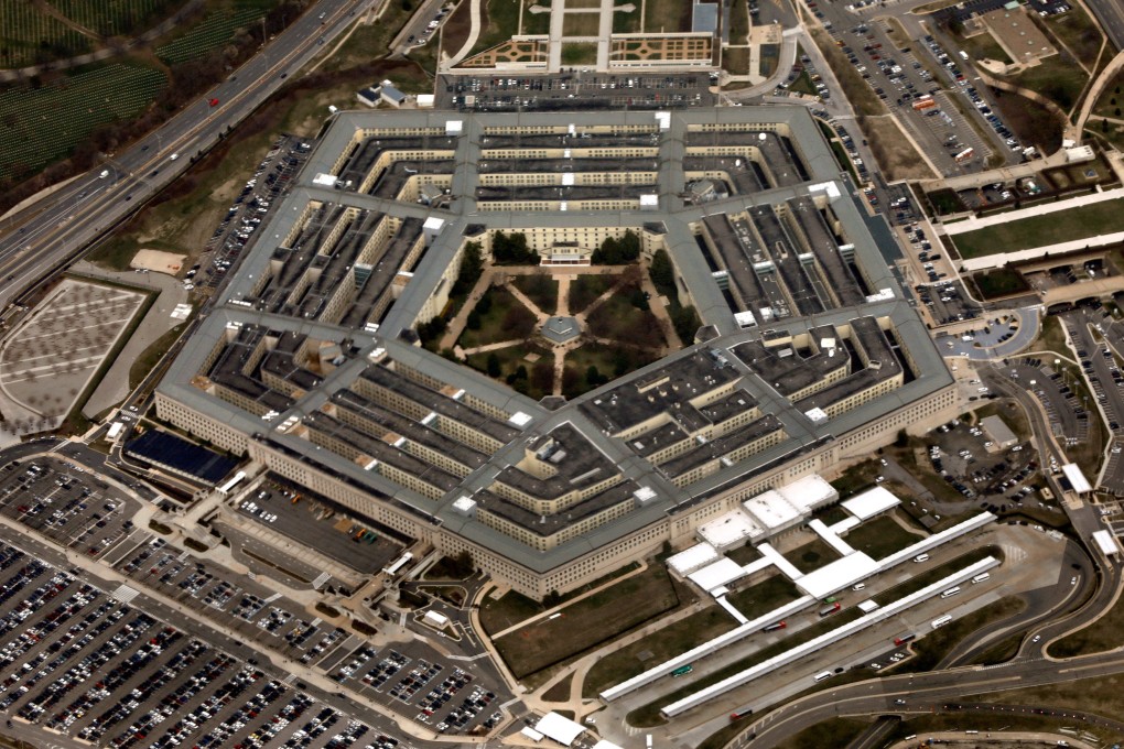 The Pentagon is seen in this aerial photo from the Air Force One in March 2018. Photo: Reuters