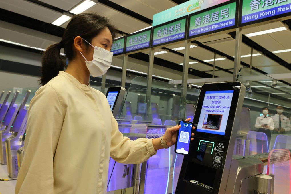 The Immigration Department is introducing a contactless e-channel at three border control points, which will involve the use of facial recognition technology. Photo: Dickson Lee