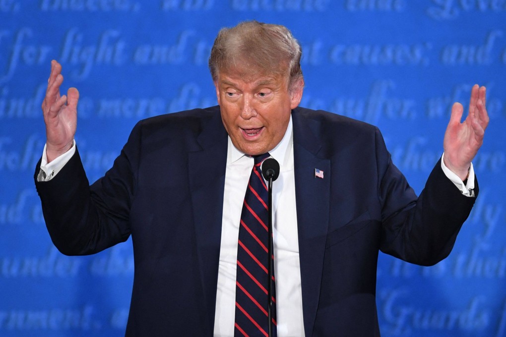 US President Donald Trump speaks during the first presidential in Cleveland, Ohio, in September 2020. Photo: AFP