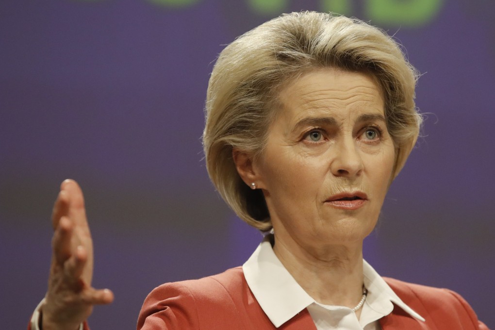 President of the European Commission Ursula von der Leyen in Brussels, Belgium on Wednesday. Photo: EPA-EFE