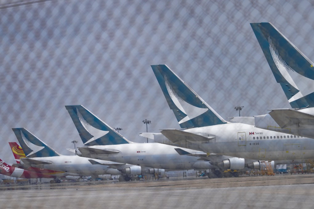 Cathay planes at Hong Kong’s airport. Photo: Winson Wong