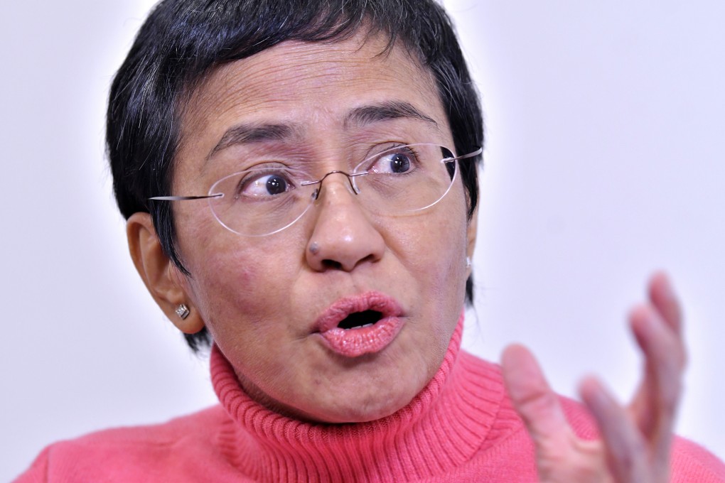 Investigative journalist Maria Ressa, from the Philippines, in November 2021. Ressa is a co-winner of the 2021 Nobel Peace Prize. Photo: AP
