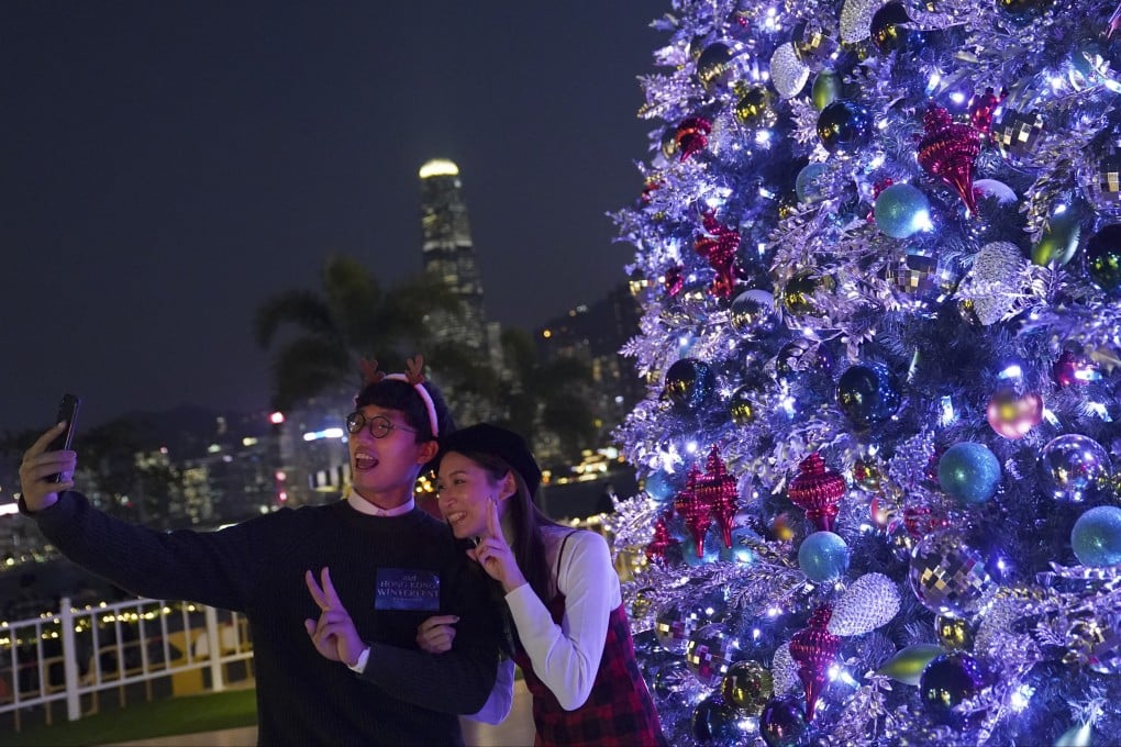 Media preview of the Hong Kong WinterFest Christmas Town at West Kowloon Cultural District, West Kowloon on November 25. Photo: Sam Tsang