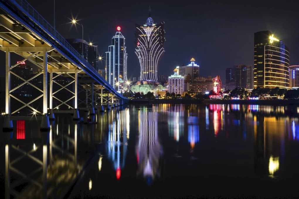 The gaming industry in Macau has contributed greatly to its economy, but the sector has been shrinking amid a crackdown. Photo: AFP