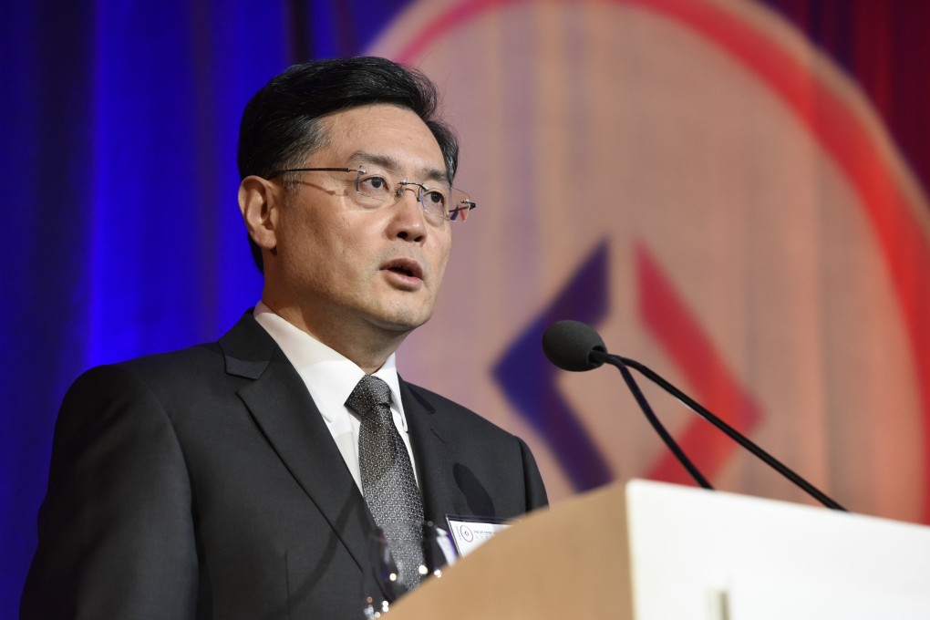 China’s ambassador to Washington Qin Gang has promised “an attentive ear” to US business concerns. Photo:  Kaveh Sardari