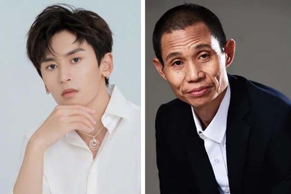 Famous producer Li Xuezheng (right) criticised a celebrity blacklist in China that included Zhang Zhehan (left), whose career is in jeopardy for visiting outside of Japan’s Yasukuni Shrine. Photo: Handout