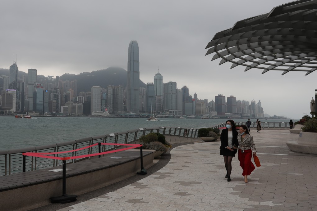 Tourists have been thin on the ground on Hong Kong’s Tsim Sha Tsui promenade during the pandemic. Photo: Nora Tam