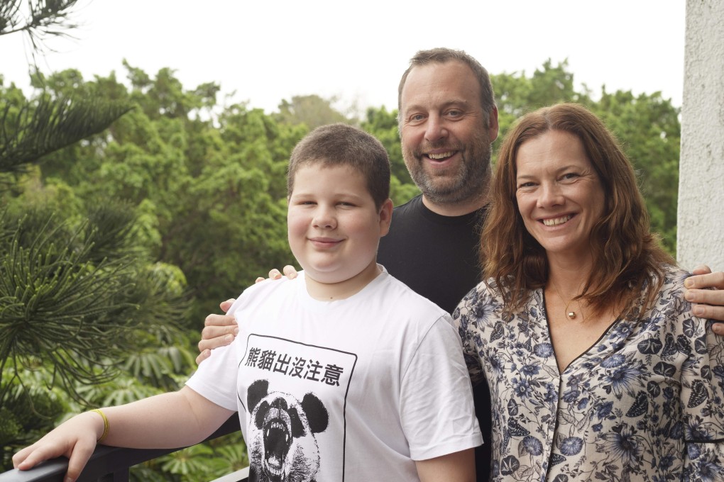 When Sam Chandler’s behaviour suddenly and drastically changed, it took two years to get a diagnosis of Pandas. From left: Sam, Ben and Katy Chandler at home in Hong Kong. Photo: Winson Wong
