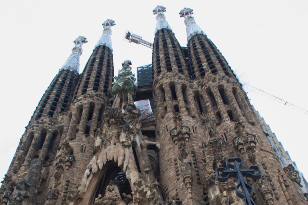 The facades of Antoni Gaudí’s still incomplete Sagrada Família basilica in Barcelona. Covid-19 is further delaying the finishing of the famous church. Photo: Peter Neville-Hadley