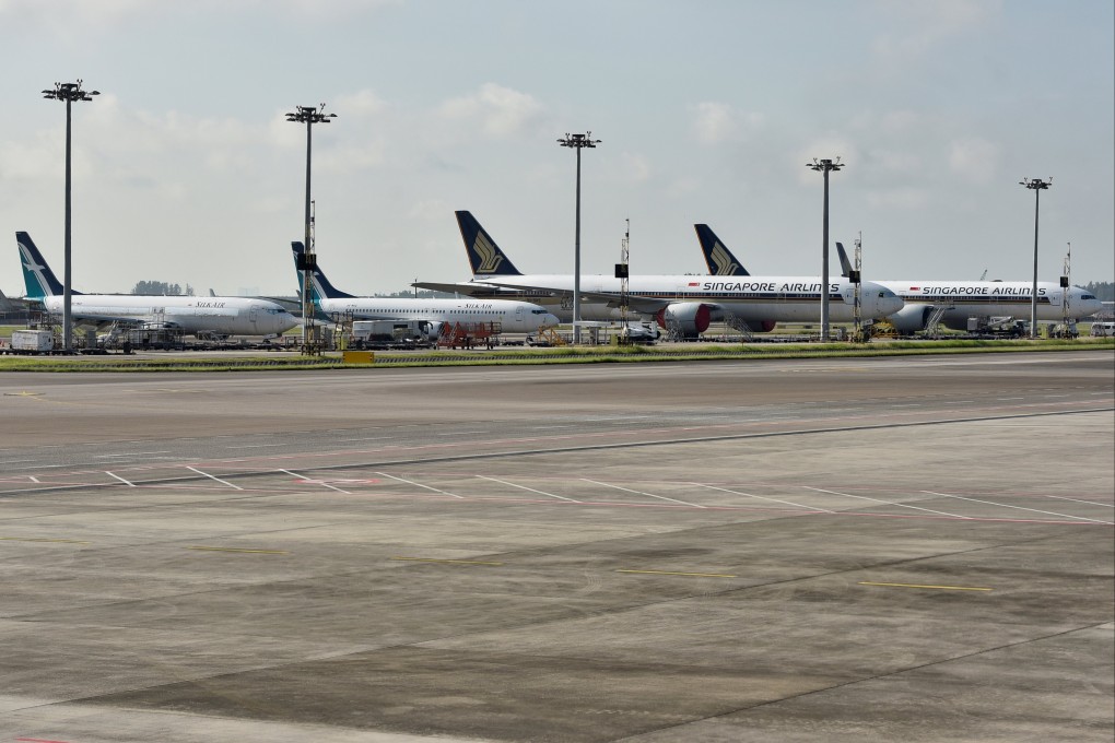 Planes parked on the tarmac at Changi Airport in Singapore. Photo: Reuters