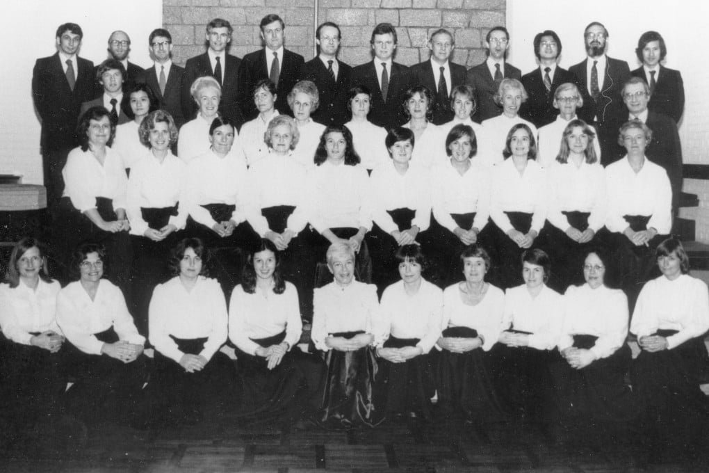 Members of the Hong Kong Bach Choir in 1980. It was founded as an amateur group and its expat composition reflected the social divide in Hong Kong at the time. The choir had its first Chinese chair in the 2003/4 season. Photo: SCMP