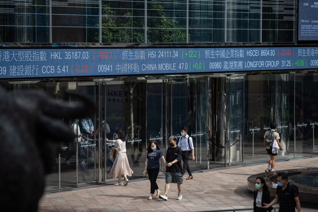 Exchange Square, the building that houses the stock exchange, in Hong Kong. Photo: EPA-EFE