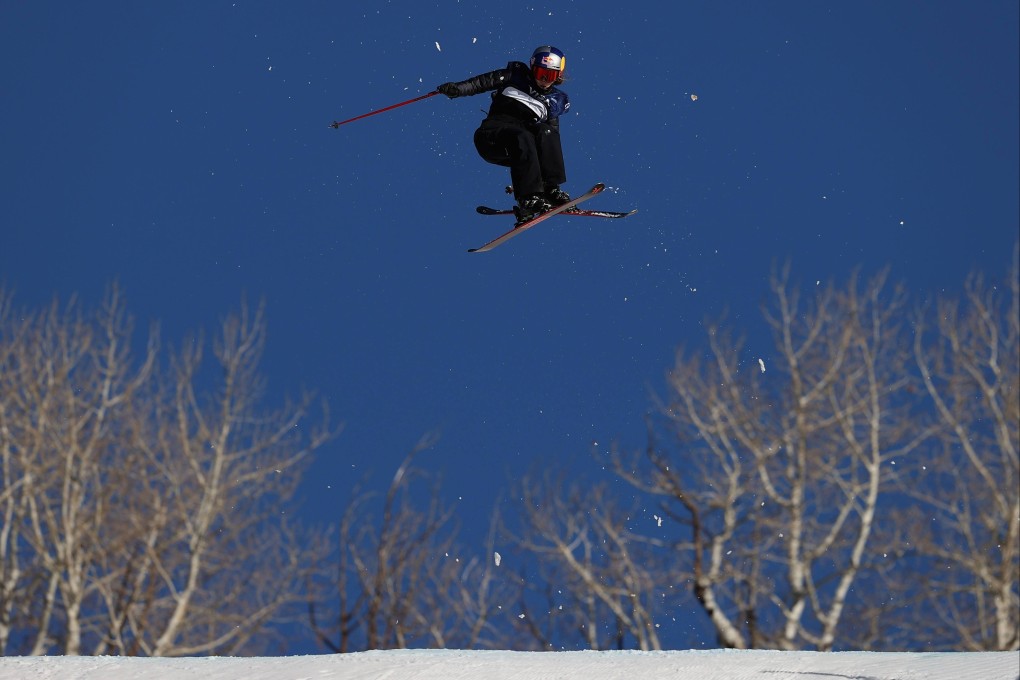 Eileen Gu competes in the Women’s Freeski Big Air World Cup finals at the Steamboat Resort. Photo: Getty
