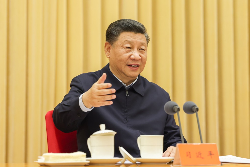 Chinese President Xi Jinping addresses the national work conference on religious affairs in Beijing. Photo: Xinhua