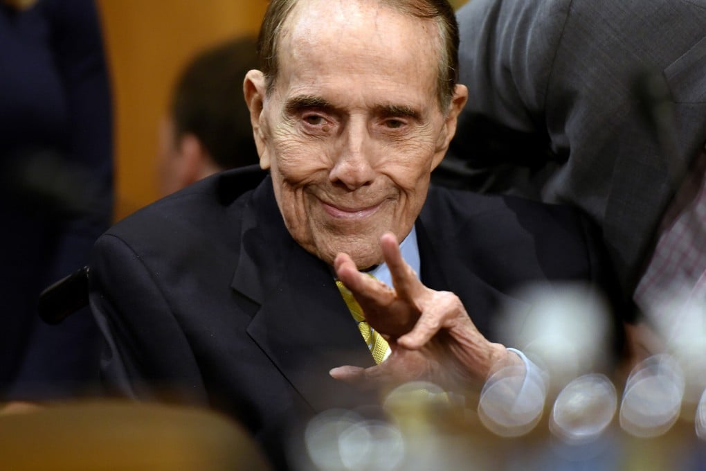 Bob Dole in 2018. He died on Sunday at the age of 98. File photo: TNS