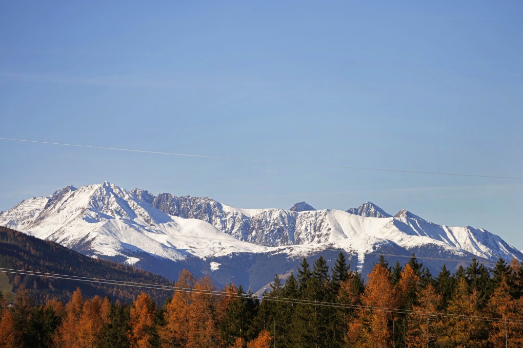 Snow covers the Austrian Alps. Three skiers were killed and two injured in an avalanche in central Austria on Sunday. Photo: AP