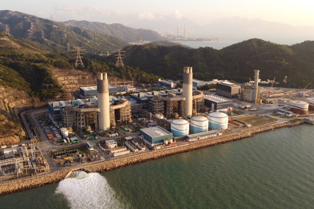 An aerial view of CLP Power’s Black Point power station, a gas-fired plant in Lung Kwu Tan in the New Territories, on November 10. When the second gas-powered unit at Black Point comes online in 2023, CLP will have the capacity to shut down the coal-powered Castle Peak power station. Photo: Martin Chan