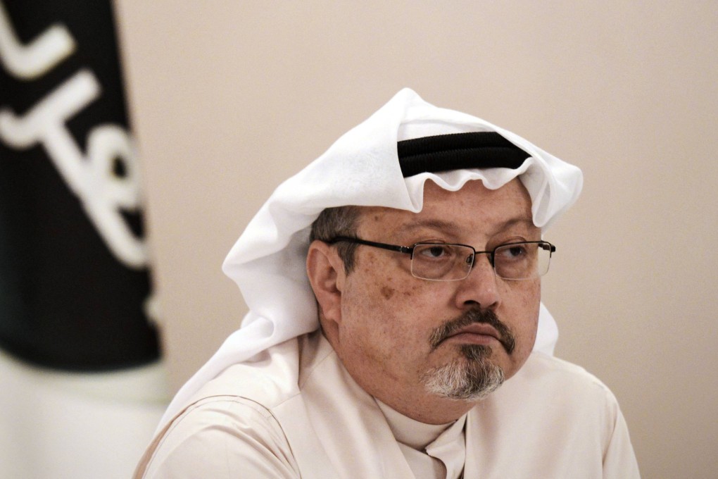 Saudi journalist Jamal Khashoggi attends a press conference in the Bahraini capital Manama in December 2014. Photo: AFP