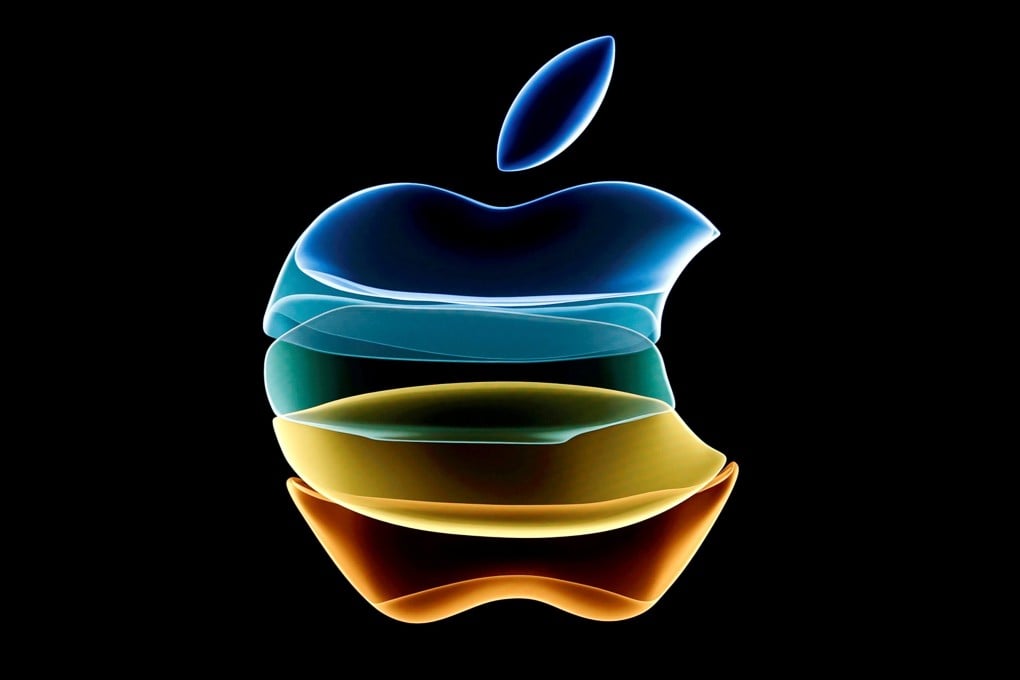The Apple logo displayed at an event at the company’s headquarters in Cupertino, California, on September 10, 2019. Photo: Reuters