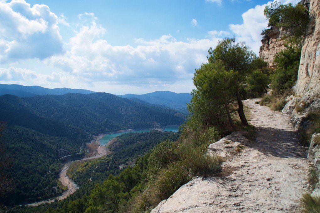 A scene from a self-guided walk in Spain’s Priorat region which connects two monasteries in mountainous countryside west of Barcelona. Photo: Peter Neville-Hadley
