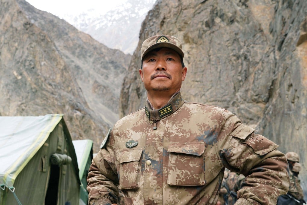Lieutenant Colonel Qi Fabao, a regimental commander of the PLA’s Xinjiang Military District, told CCTV head wounds received in the June 15, 2020 clash had healed and he was ready to return to the battlefield. Photo: Xinhua