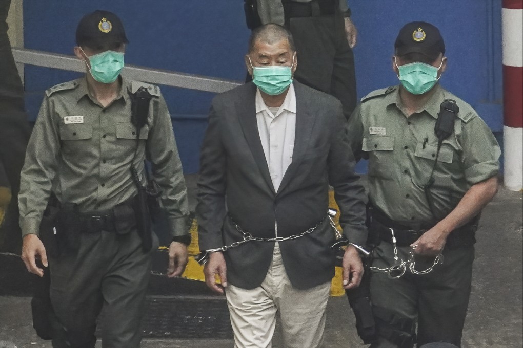 Apple Daily founder Jimmy Lai was sentenced to 13 months’ jail on Monday for his participation in a banned Tiananmen Square vigil. Photo: Winson Wong