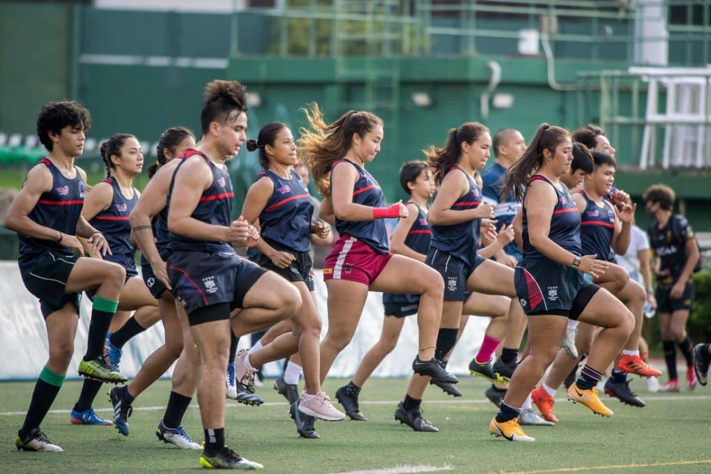 Players go through their paces in a Philippines talent ID programme at Happy Valley.