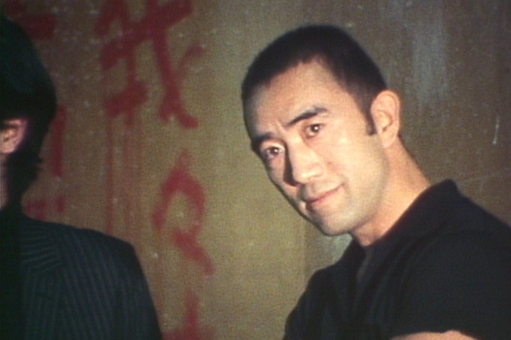 Yukio Mishima in a still from Mishima: The Last Debate (category: I, Japanese) directed by Keisuke Toyoshima.