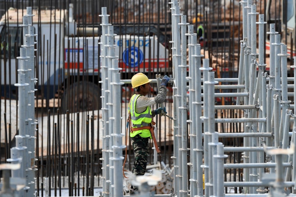 Authorities need to boost domestic demand, including consumption and investment, to counter the property slump and any slowdown in exports, Zhang Bin and Zhu He, research fellows at China Finance 40 Forum, wrote in an article on Monday. Photo: Xinhua