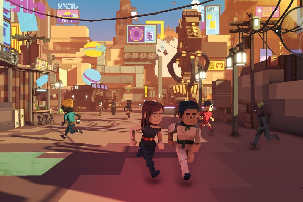 The Sandbox runs a blockchain-based virtual world where people can socialise, play games and even attend concerts. Photo: The Sandbox