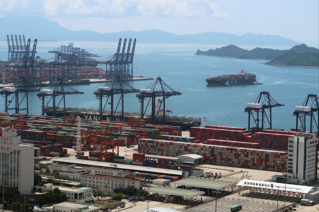 A cargo ship carrying containers is seen near the Yantian port in Shenzhen in May 2020. Shipping is no longer the servant of global trade, but must play a more active role in overcoming many global challenges. Photo: Reuters