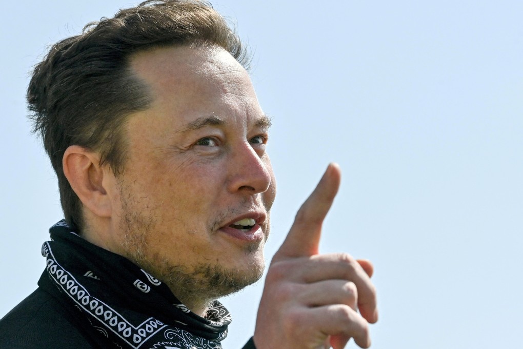 Tesla CEO Elon Musk visits the construction site for the company’s Gigafactory in Gruenheide near Berlin, Germany in August. Photo: Reuters