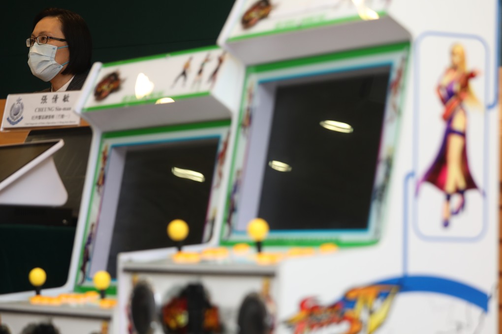 The haul included video game machines. Photo: Xiaomei Chen