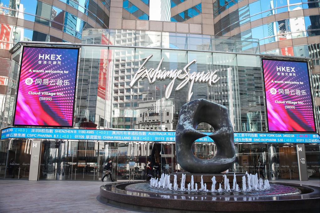 A view outside the Exchange Square in Central, Hong Kong. Photo: Handout