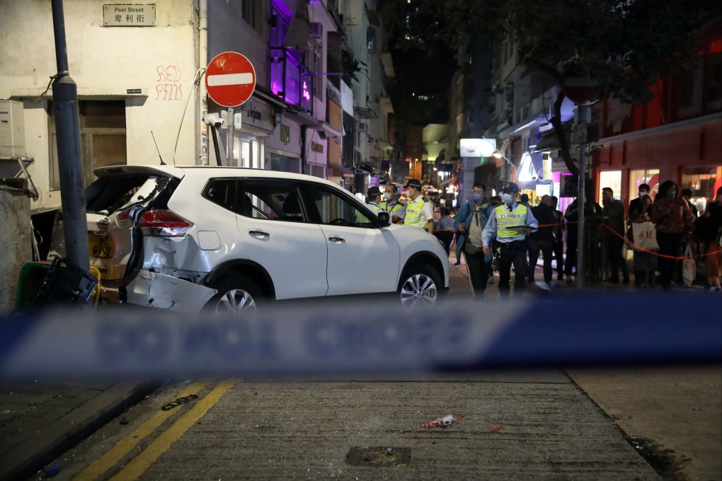 Safety on Hong Kong’s busiest streets is at issue after a traffic accident in the SoHo nightclub area left a woman dead and seven other pedestrians injured.  Photo: Edmond So