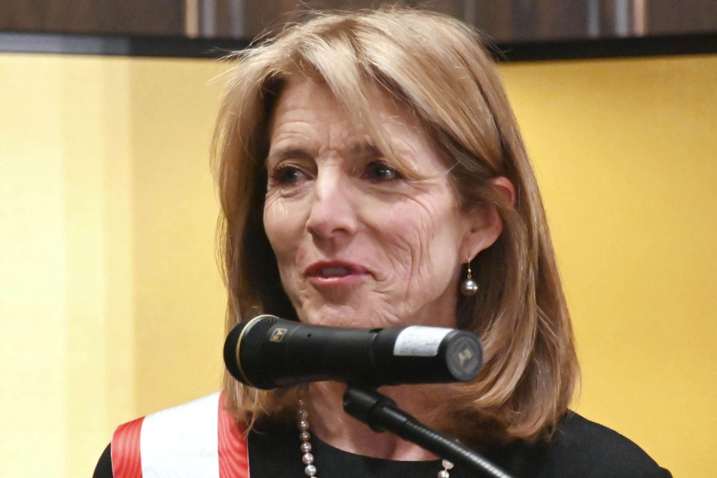Former US ambassador to Japan Caroline Kennedy, pictured on December 8, has been nominated as Washington’s ambassador to Australia. Photo: Kyodo
