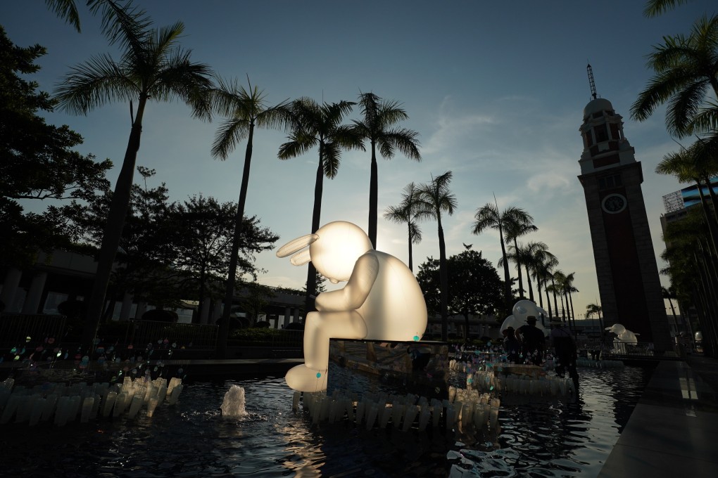 A view of the Hong Kong skyline ahead of a tropical cyclone on September 9. Photo: Felix Wong