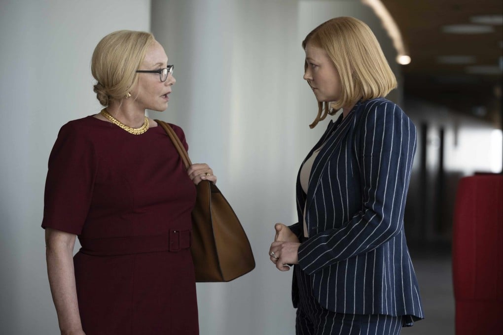 Can HBO’s Succession save serial television from the binge trend? J. Smith-Cameron (left) and Sarah Snook in a still from season 3. Photo: HBO GO