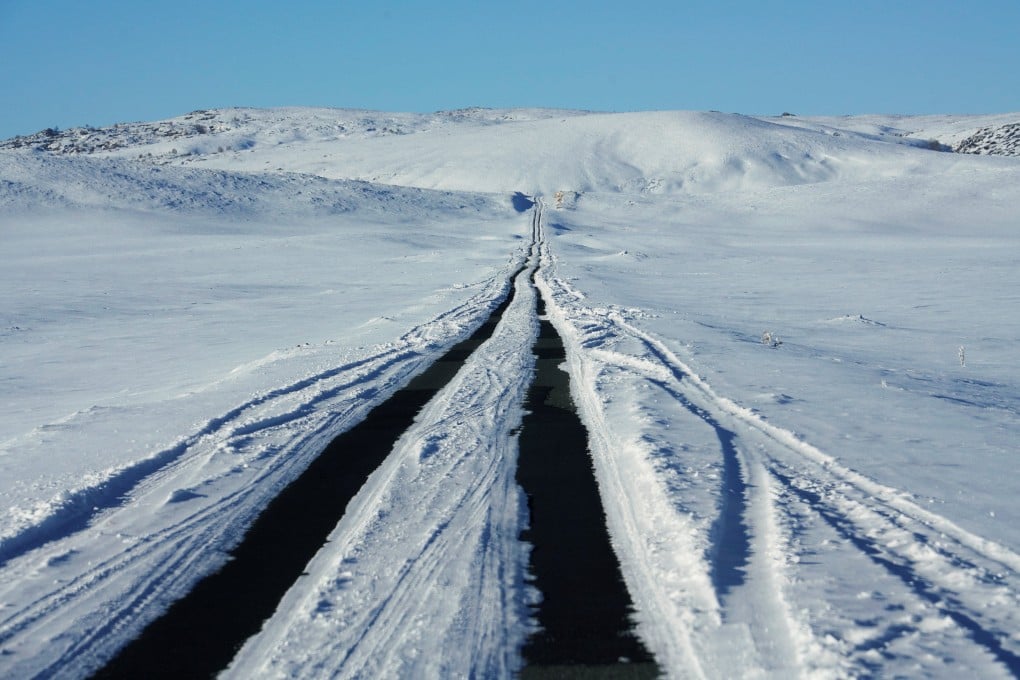 The Altai Mountains, from where engineers aim to divert snowmelt into arid regions under a massive tunnel project. Photo: Reuters