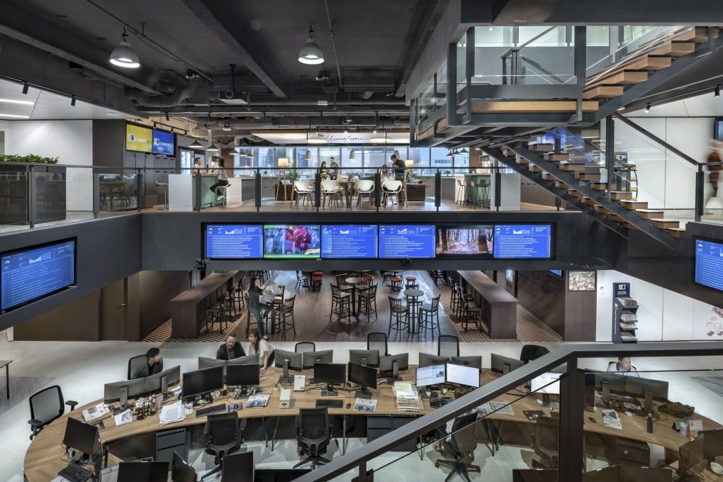 The South China Morning Post offices in Hong Kong’s Times Square. Photo: SCMP