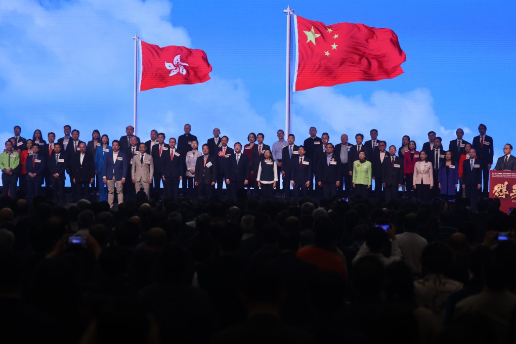 Legco candidates meet voters in a Hong Kong Coalition event on Friday. Photo: Dickson Lee