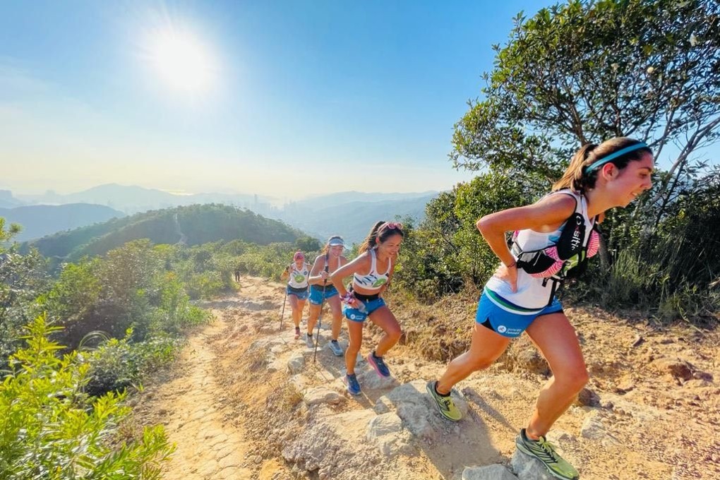 Katrin Gottschalk, Candice Lanzoni, Ann Cheng-Echevarria and Karen Tse win Oxfam Trailwalker 2021. Photo: John Ellis