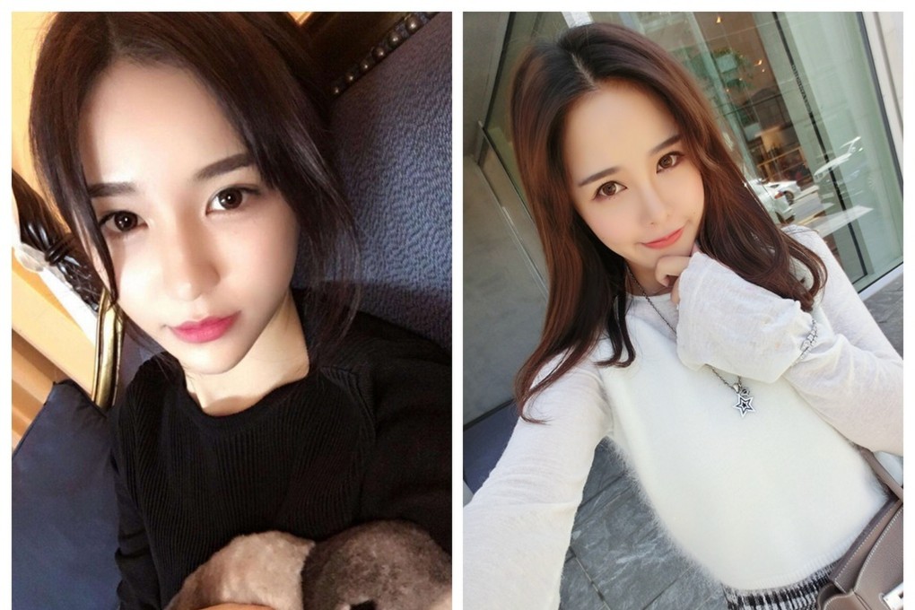 Chinese live-streaming stars Zhu Chenhui, aka Xueli Cherie; and Li Shanshan Sunny. Photo: Weibo