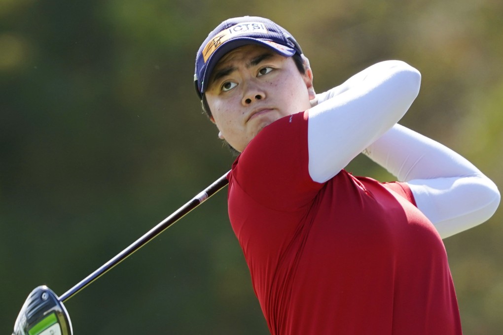 Filipino-Japanese player Yuka Saso in the second round of the CME Group Tour Championship at Tiburon Golf Club in Florida. Photo: Kyodo