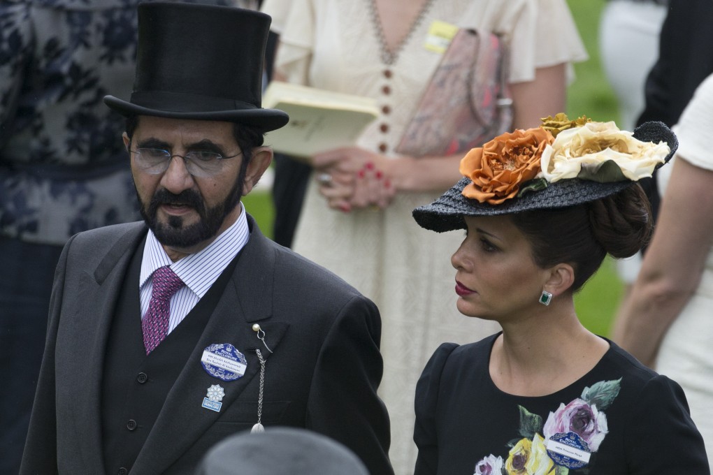 Dubai ruler Sheik Mohammed Bin Rashid Al Maktoum with his former wife Princess Haya in Ascot, England in 2013.Photo: AP