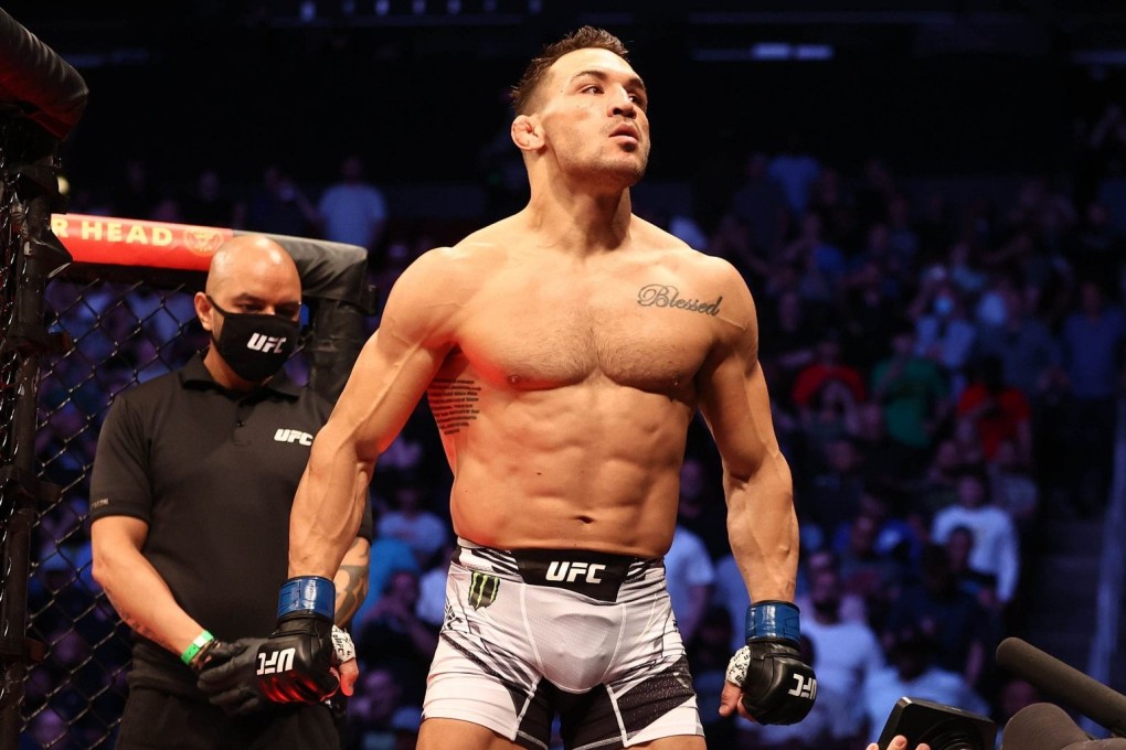 Michael Chandler looks on before his fight against Charles Oliveira at UFC 262. Photo: Troy Taormina/USA TODAY Sports