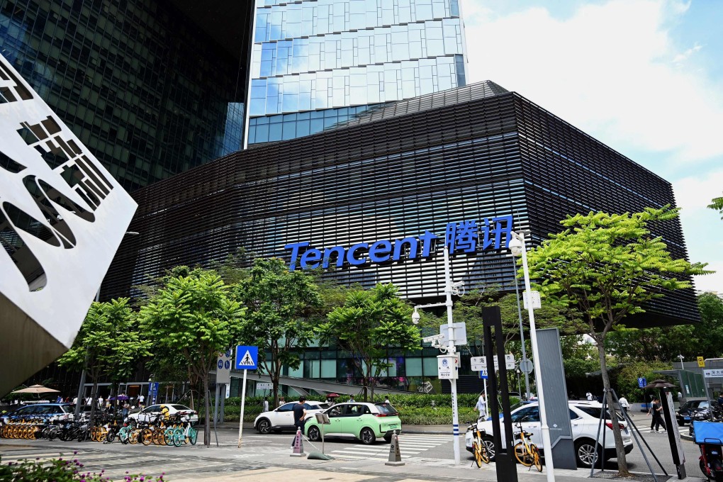 Tencent headquarters in the southern Chinese city of Shenzhen. Photo: AFP