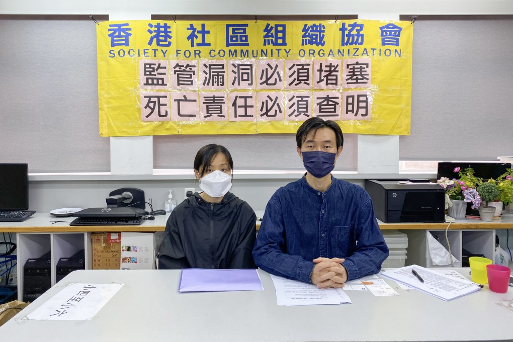 Priscilla Ho, the wife of the patient who died during an endoscopy carried out in a private day-care clinic recalls the experience in the press conference. Photo: Nadia Lam