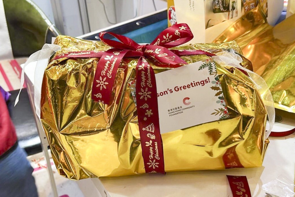 A gift package from Hong Kong Community Foundation, a not-for-profit organisation, for aircrew quarantined at Penny’s Bay. Photo: Handout