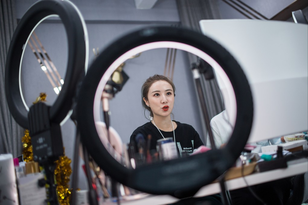 Live streamer Viya, real name Huang Wei, runs a live broadcast on e-commerce platform Taobao on April 16, 2019 in Hangzhou. Photo: VCG